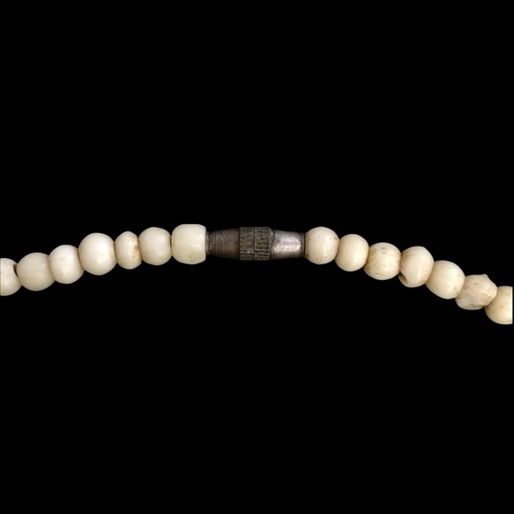 Vintage Natural Stone Wood Beads Pendant with Sun Necklace - Picture 6 of 8